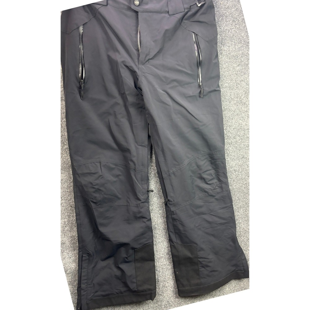 Obermeyer Lightning Pant Mens Large Black Prime Ski Snowboard RECCO 05231